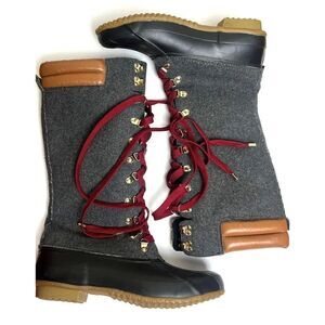 JOIE Demelza Winter Rain Boots in Charcoal Sz. 39 (US 9)